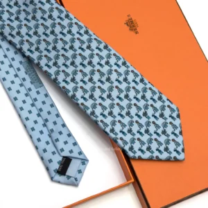 Baby Blue Figure Libre Tie