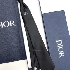 Black Middle CD ICON SILK TIE