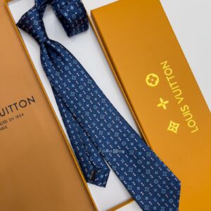 LOUIS VUITTON - MONOGRAM DOUBLE DOTS SILK TIE