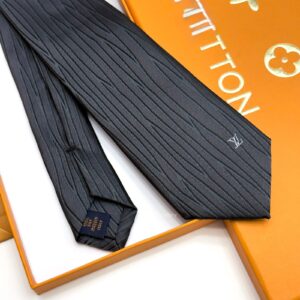 Black Oversize EPI SILK TIE