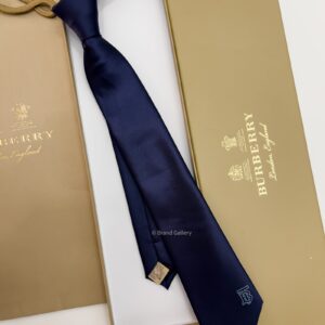 BURBERRY - Dark Blue SOLID BT SILK TIE