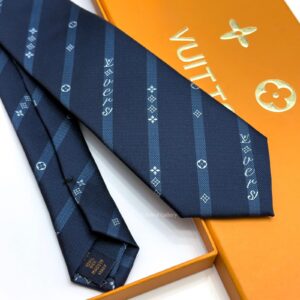 Navy Vers SILK TIE