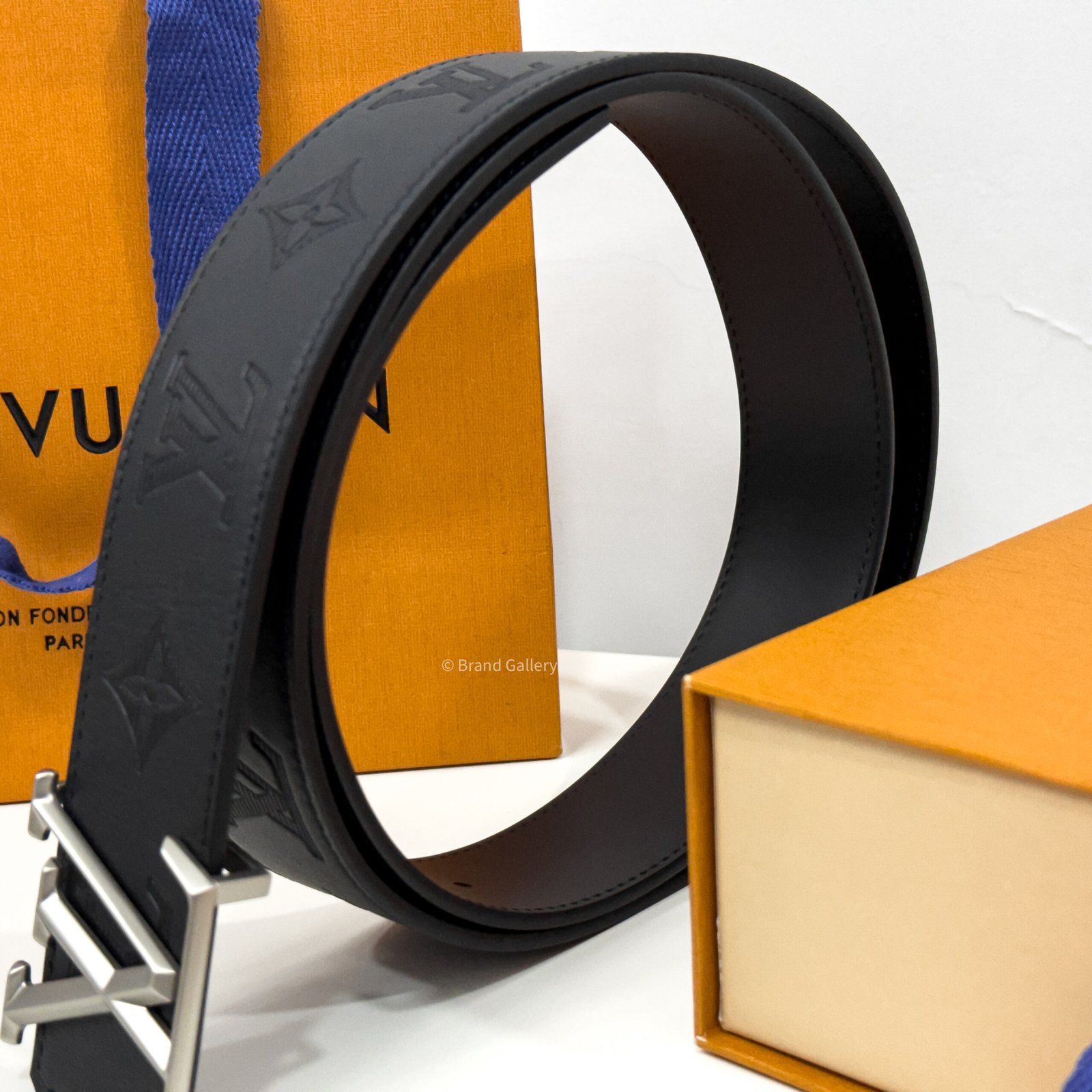 Initiales Dimension Black 40mm Reversible Belt - Image 4