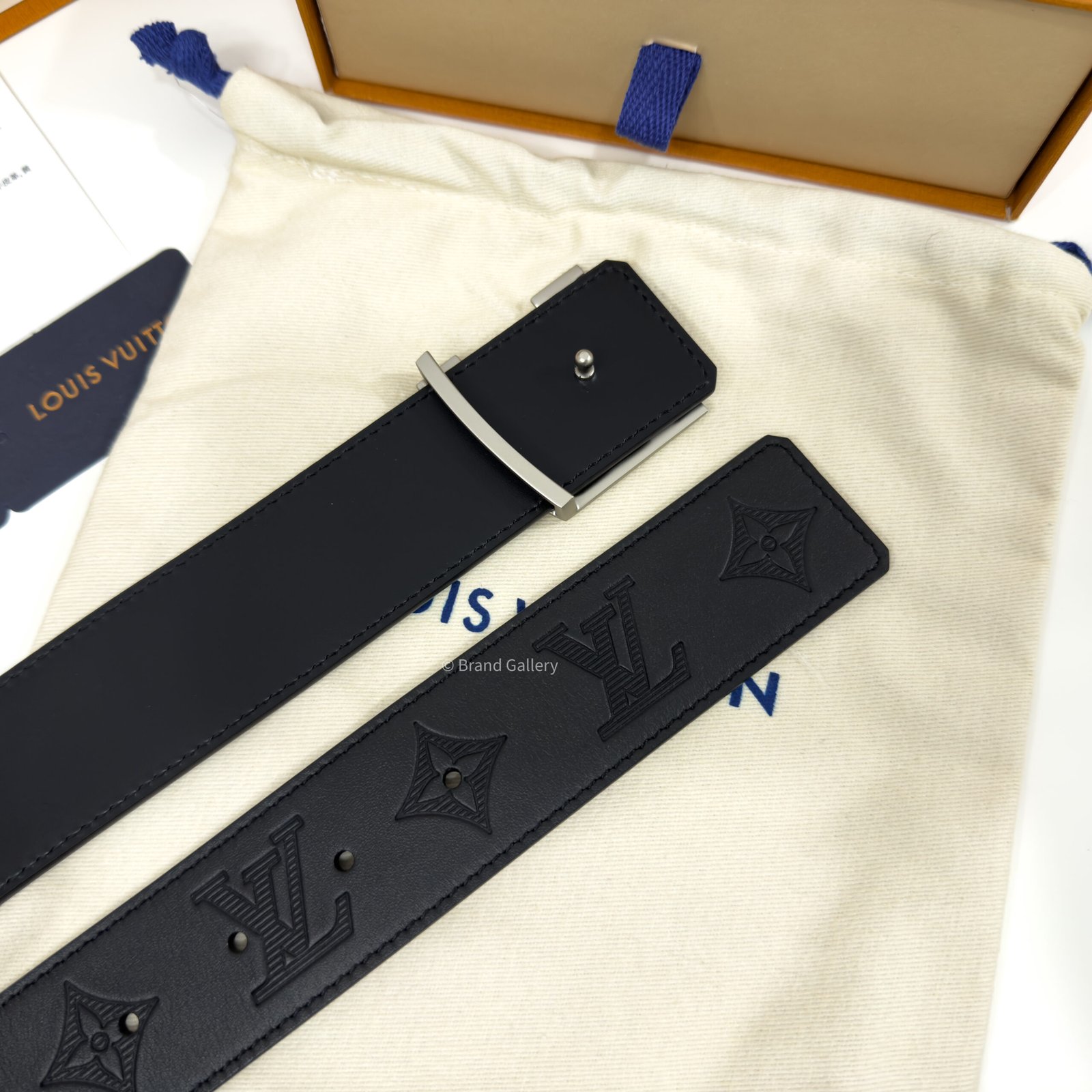 Initiales Dimension Black 40mm Reversible Belt - Image 6