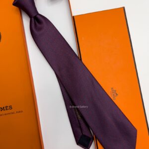 H - Blue Red A l'Affiche SILK TIE