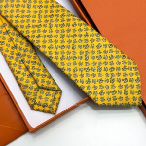 Yellow Rocking Horse Soft Silk Tie
