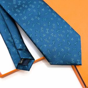 Marine Mors Dance Silk Tie