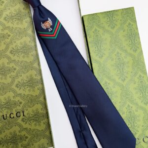 Navy Blue TIGERWING VICTORY SILK TIE