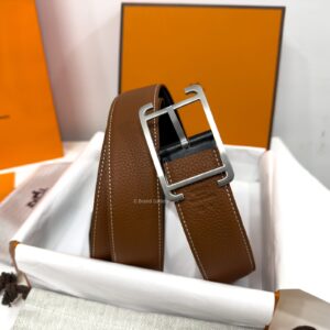 Quentin Buckle Havan/Black Reversible Belt