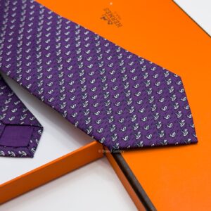 Indigo DUCK PATTERN SOFT SILK TIE