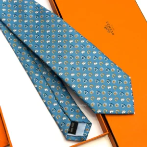 Sky Blue Fer H Cheval Tie